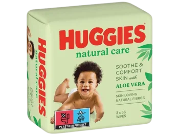 Zdjęcie produktu Huggies Natural Care Chusteczki nawilżane
