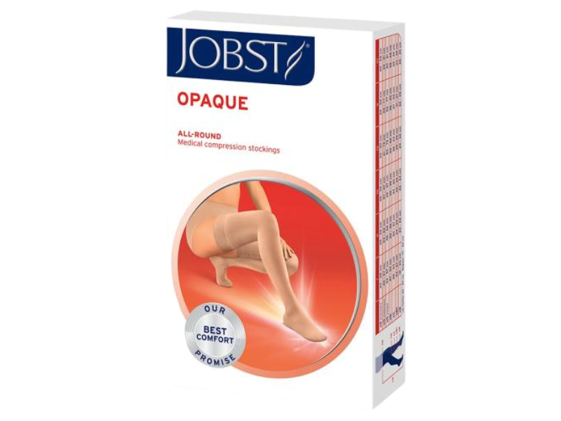 Zdjęcie przedstawia wyrób medyczny JOBST OPAQUE pończochy uciskowe krótkie CCL2 naturalny.
