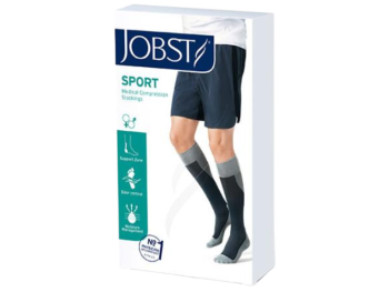 Zdjęcie przedstawia wyrób medyczny JOBST SPORT Podkolanówki uciskowe, 20-30 mmHg.