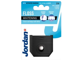 Zdjęcie produktu JORDAN Whitening Wybielająca nić do zębów z fluorkiem, nić dentystyczna