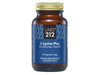 Zdjęcie produktu LABS212 L-Lysine Plus Lizyna + Cynk + Witamina D, kapsułki