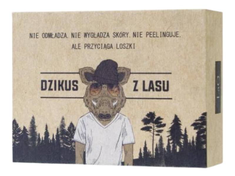 Zdjęcie przedstawia dermokosmetyk LaQ Dzikus z lasu Mydło dla facetów.
