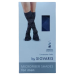 MICROFIBER SHADES Skarpety kompresyjne dla mężczyzn royal blue romby