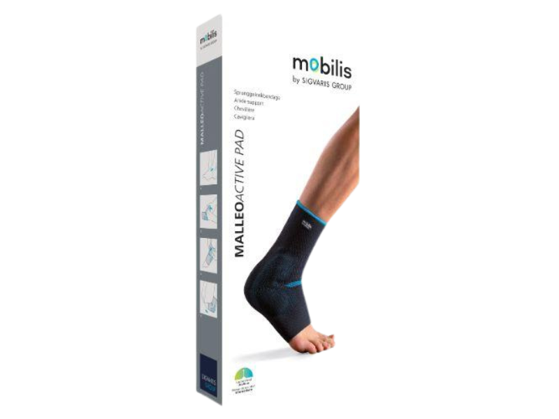 Zdjęcie przedstawia wyrób medyczny MOBILIS MalleoActive Stabilizator stawu skokowego.