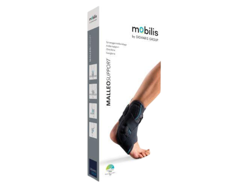 Zdjęcie przedstawia wyrób medyczny MOBILIS MalleoSupport Stabilizator stawu skokowego.