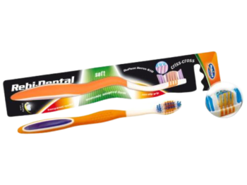 Zdjęcie przedstawia wyrób medyczny Mattes Rebi Dental Szczoteczka do zębów M42 soft, sprzęt medyczny.