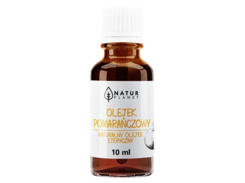 Zdjęcie przedstawia kosmetyk NaturPlanet Olejek Pomarańczowy.