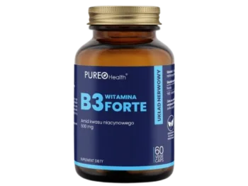 Zdjęcie produktu PUREO Health Witamina B3 Niacyna, kapsułki, 500 mg