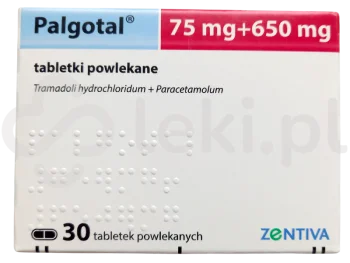Zdjęcie produktu Palgotal, tabletki powlekane, 75 mg + 650 mg