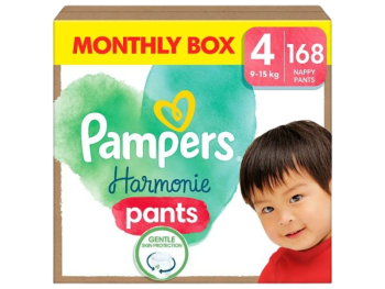 Zdjęcie przedstawia wyrób medyczny Pampers Harmonie Baby, pieluchomajtki.