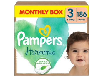 Zdjęcie przedstawia wyrób medyczny Pampers Harmonie Baby, pieluchy.