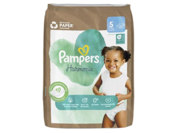 Zdjęcie przedstawia wyrób medyczny Pampers Harmonie Pieluszki, pieluchomajtki.
