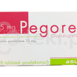 Pegorel, tabletki powlekane, 75 mg