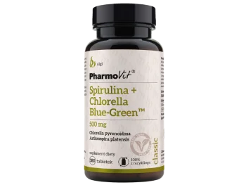 Zdjęcie produktu Pharmovit Spirulina + Chlorella Blue Green, tabletki