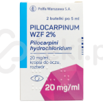 Pilocarpinum WZF 2%, krople do oczu, roztwór, 20 mg/ml