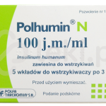 Polhumin N, zawiesina do wstrzykiwań, 100 j.m./ml