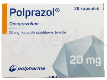 Zdjęcie produktu Polprazol, kapsułki dojelitowe twarde, 20 mg