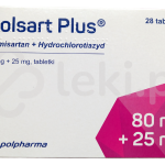 Polsart Plus, tabletki, 80 mg + 25 mg