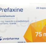 Prefaxine, kapsułki o przedłużonym uwalnianiu, twarde, 75 mg