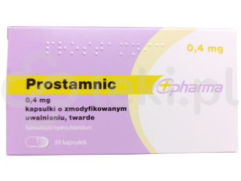 Prostamnic, kapsułki o zmodyfikowanym uwalnianiu, twarde, 0,4 mg