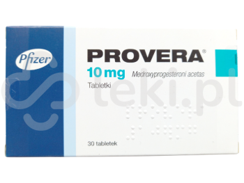 Provera, tabletki, 10 mg