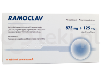 Ramoclav, tabletki powlekane, 875 mg + 125 mg