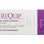 Requip, tabletki powlekane, 1 mg