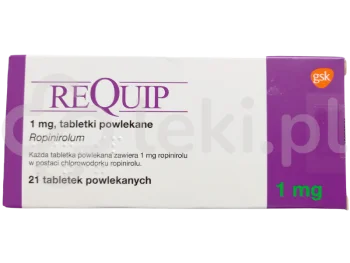 Zdjęcie produktu Requip, tabletki powlekane, 1 mg