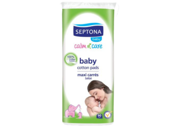 Zdjęcie przedstawia dermokosmetyk SEPTONA Baby płatki kosmetyczne dla dzieci.
