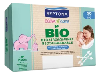 Zdjęcie produktu SEPTONA Bio biodegradowalne patyczki higieniczne dla dzieci