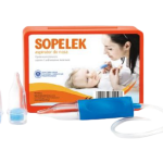 SOPELEK Aspirator do nosa + 3 jednorazowe końcówki