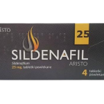 Sildenafil Aristo 25 mg, tabletki powlekane, 25 mg