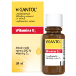 Vigantol 500 mcg/ml (20 000 IU/ml), krople doustne, 500 µg/ml