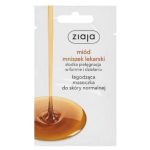 Ziaja Maseczki Miodowe łagodząca maseczka do twarzy miód mniszek lekarski, maska