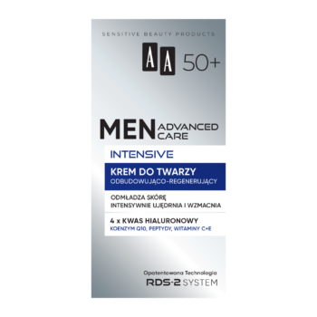 Zdjęcie produktu AA Men Advanced Care Intensive 50+ odbudowująco-regenerujący, krem