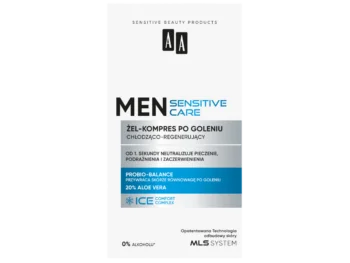Zdjęcie produktu AA Men Sensitive żel-kompres po goleniu chłodząco-regenerujący