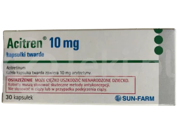 Zdjęcie produktu Acitren, kapsułki twarde, 10 mg