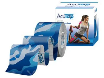 Zdjęcie produktu AcuTop Design Kinesiology Tape Blue camo, taśma kinezjologiczna
