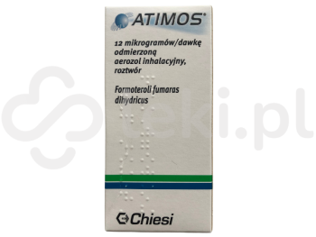 Atimos, aerozol inhalacyjny, roztwór, 12 µg/dawkę odmierzoną