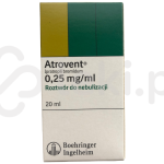 Atrovent, płyn do inhalacji z nebulizatora, 250 µg/ml