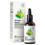 Aura Herbals Ginkgo biloba, ekstrakt miłorząb japoński, płyn