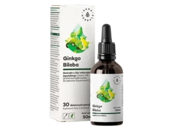 Zdjęcie produktu Aura Herbals Ginkgo biloba, ekstrakt miłorząb japoński, płyn