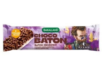 Zdjęcie produktu Bakalland KLEKS Choco baton zbożowy o smaku czekoladowym z białą czekoladą