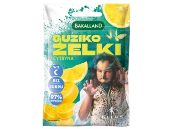 Zdjęcie produktu Bakalland KLEKS Guziko cytrynowe, żelki