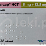 Carzap HCT, tabletki, 8 mg + 12,5 mg