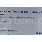 Clexane forte, roztwór do wstrzykiwań, 120 mg/0,8 ml