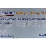 Clexane, roztwór do wstrzykiwań, 40 mg/0,4 ml