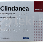 Clindanea, tabletki powlekane, 600 mg