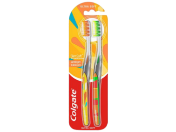 Zdjęcie przedstawia wyrób medyczny Colgate Slim Soft Advanced Ultra Soft, szczoteczka.