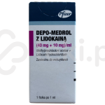 Depo-Medrol z Lidokainą, zawiesina do wstrzykiwań, 40 mg + 10 mg/ml